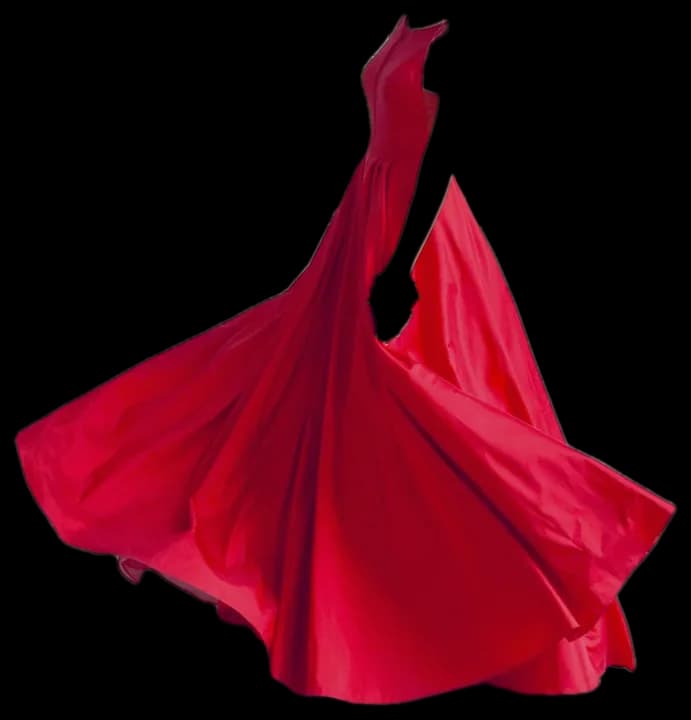 Dress cutout produced by DrapOn’s garment ingestion demo